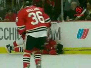 Nicklas Kronwall DESTROYS Martin Havlat with a big hit!!